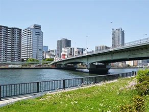 中央区の街並み