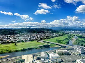 群馬県の街並み