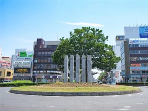 春日部市の街並み
