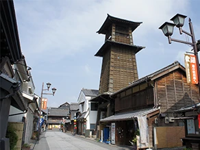 川越市の街並み