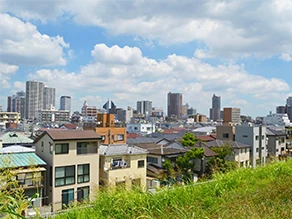 川口市の街並み