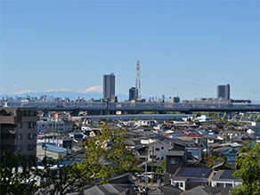 松戸市の街並み