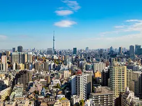 東京都の街並み