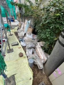渋谷区新築現場定期回収
