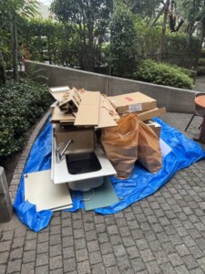 西東京市キッチンリフォーム廃材回収