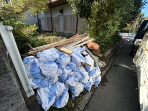 坂戸市浴室リフォーム廃材回収