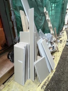 北区新築現場定期回収