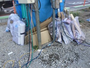 鴻巣市新築現場定期回収