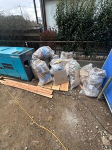 流山市新築現場定期回収