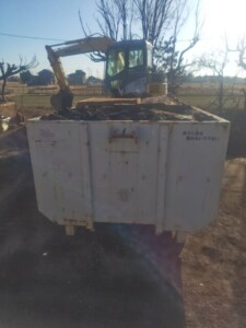 羽生市燃え殻回収