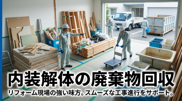 内装解体廃棄物回収