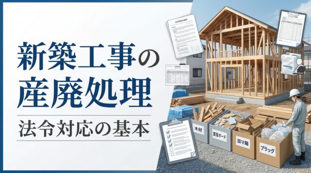 新築工事の産廃処理