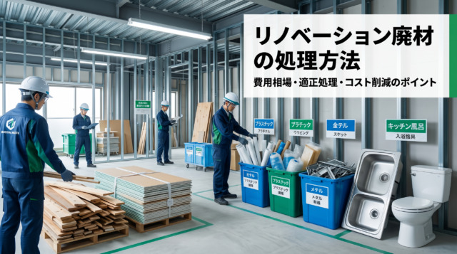 リノベーション廃材の処理方法